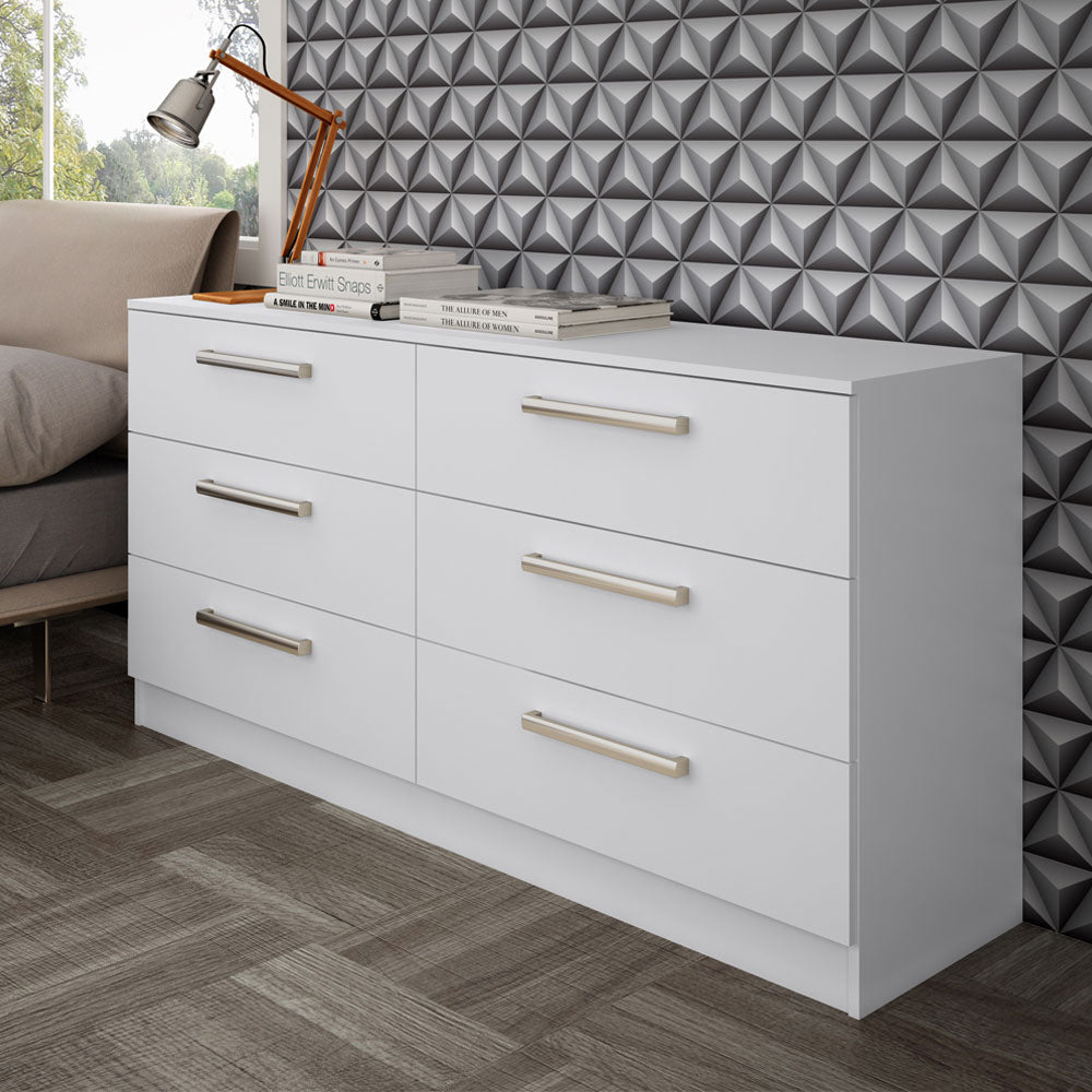 Chifonier Laura con 6 Cajones Blanco