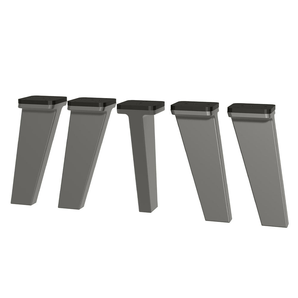 Kit con 5 Patas de Polipropileno para Cocinas Nice Gris Madesa
