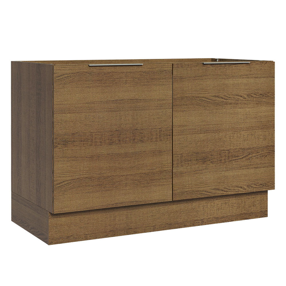 Bajo Mesada Cocina 120 x 60 cm 2 Puertas (Sin Mesada) Marrón Stella Madesa