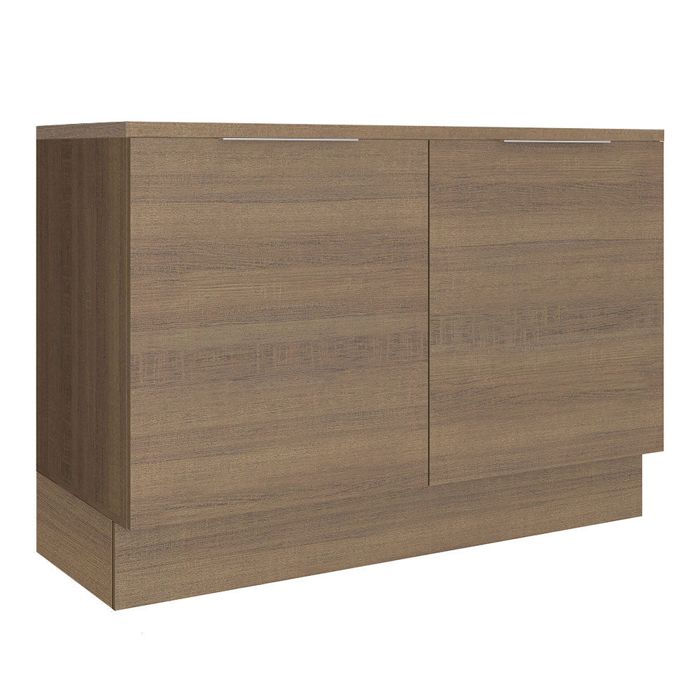 Bajo Mesada Cocina 120 x 60 cm 2 Puertas (Con Mesada) Marrón Stella Madesa