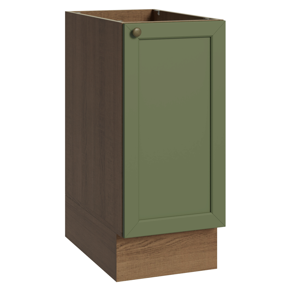 Bajo Mesada de Cocina 35 x 60 cm 1 Puerta (Sin Mesada) Marrón/Verde Vik Madesa