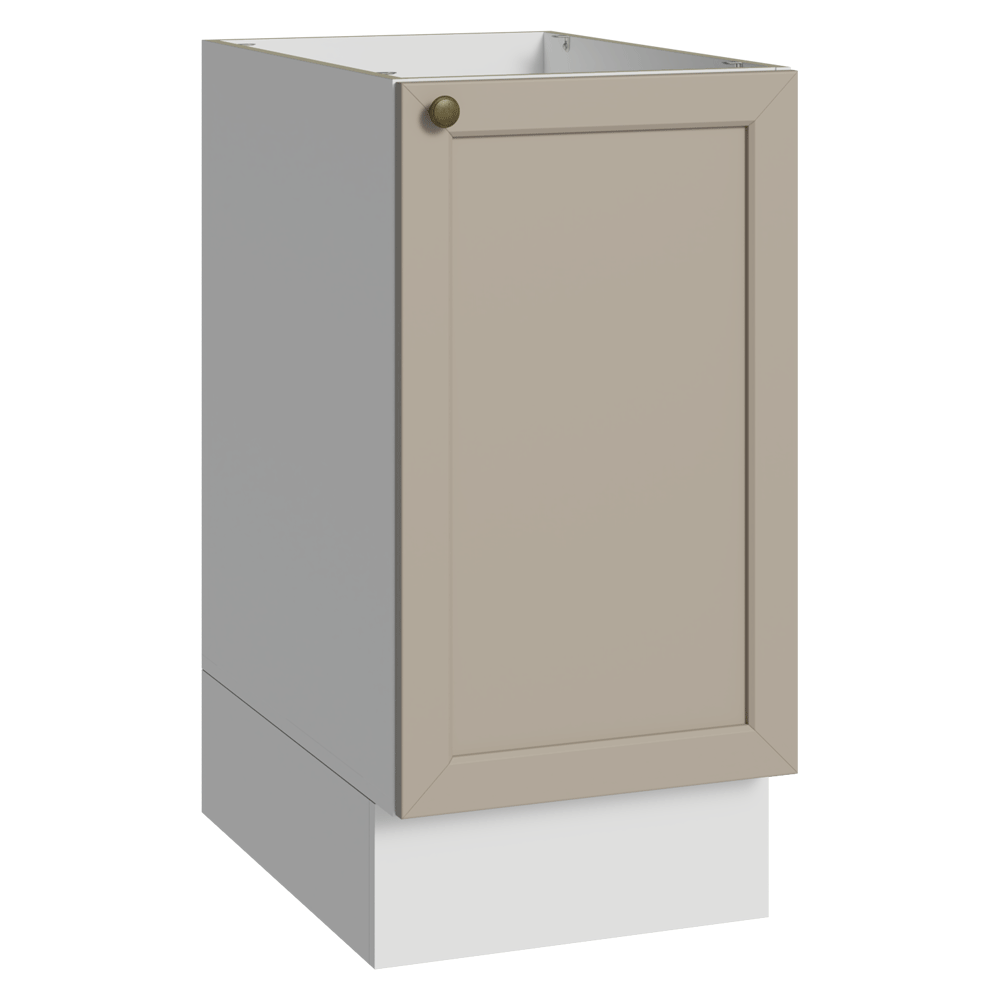 Bajo Mesada 40 x 60 cm 1 Puerta (Sin Mesada) Blanco/Crema Vik Madesa