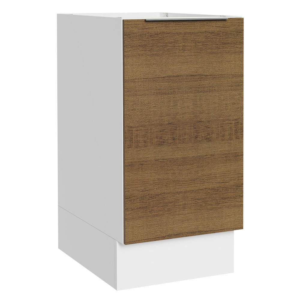 Bajo Mesada Cocina 40 x 60 cm 1 Puerta (Sin Mesada) Blanco/Marrón Stella Madesa