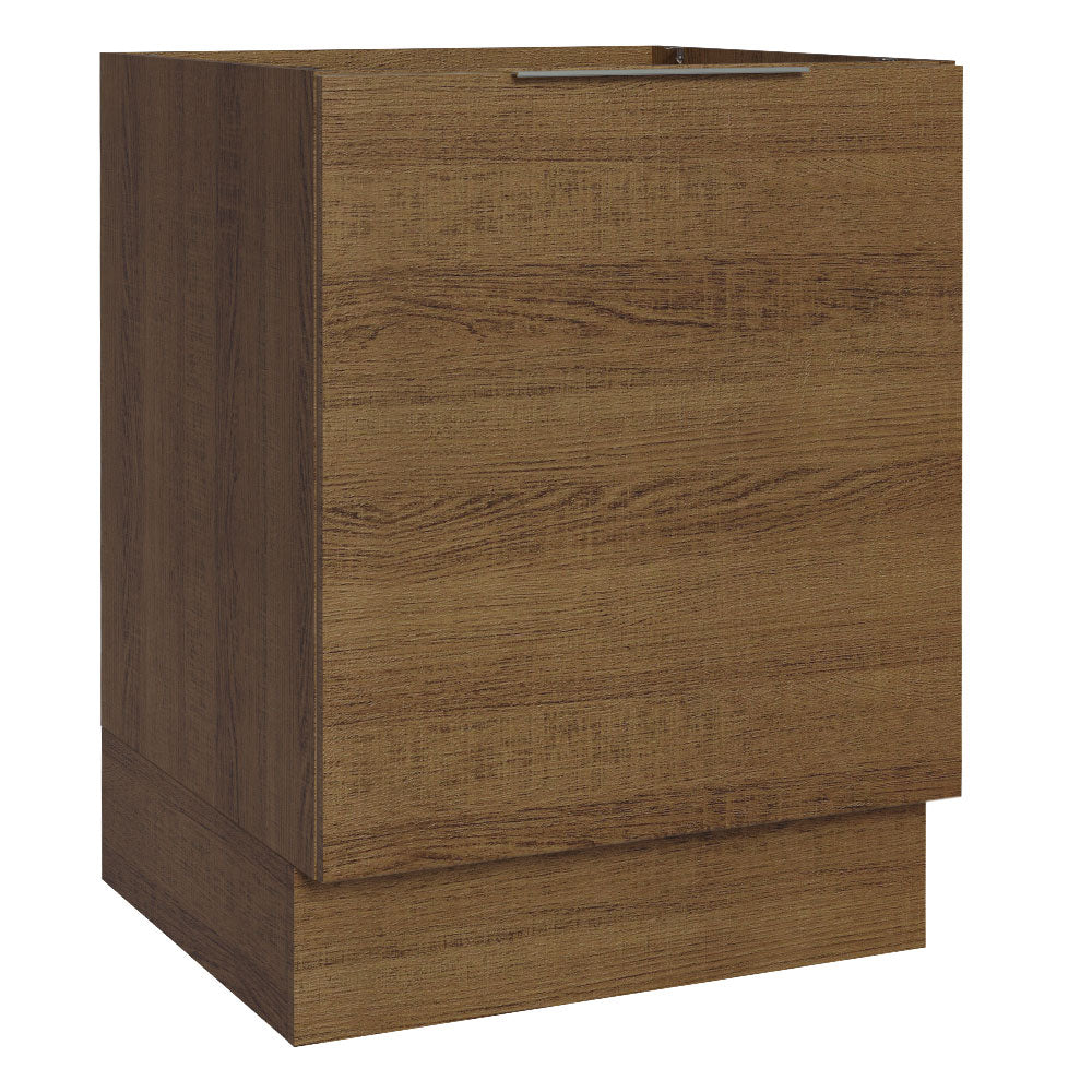 Bajo Mesada Cocina 60 x 60 cm 1 Puerta (Sin Mesada) Marrón Stella Madesa