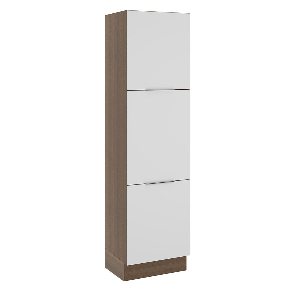 Despensero 60 x 60 cm 3 Puertas Marrón/Blanco Stella Madesa