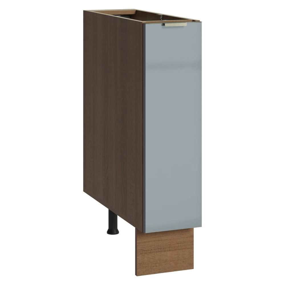Bajo Mesada Especiero 20 cm 1 Puerta (Sin Mesada) Marrón/Gris Lux Madesa