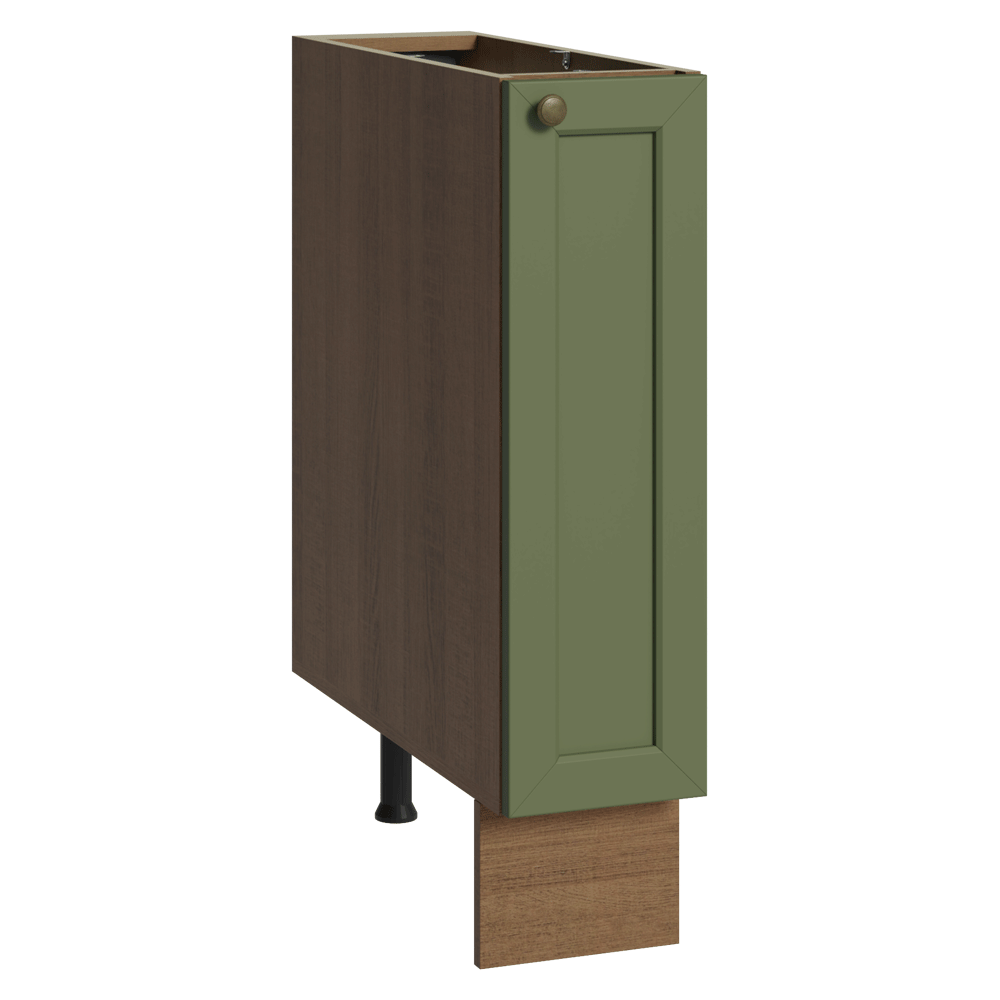 Bajo Mesada Especiero 20 cm 1 Puerta (Sin Mesada) Marrón/Verde Vik