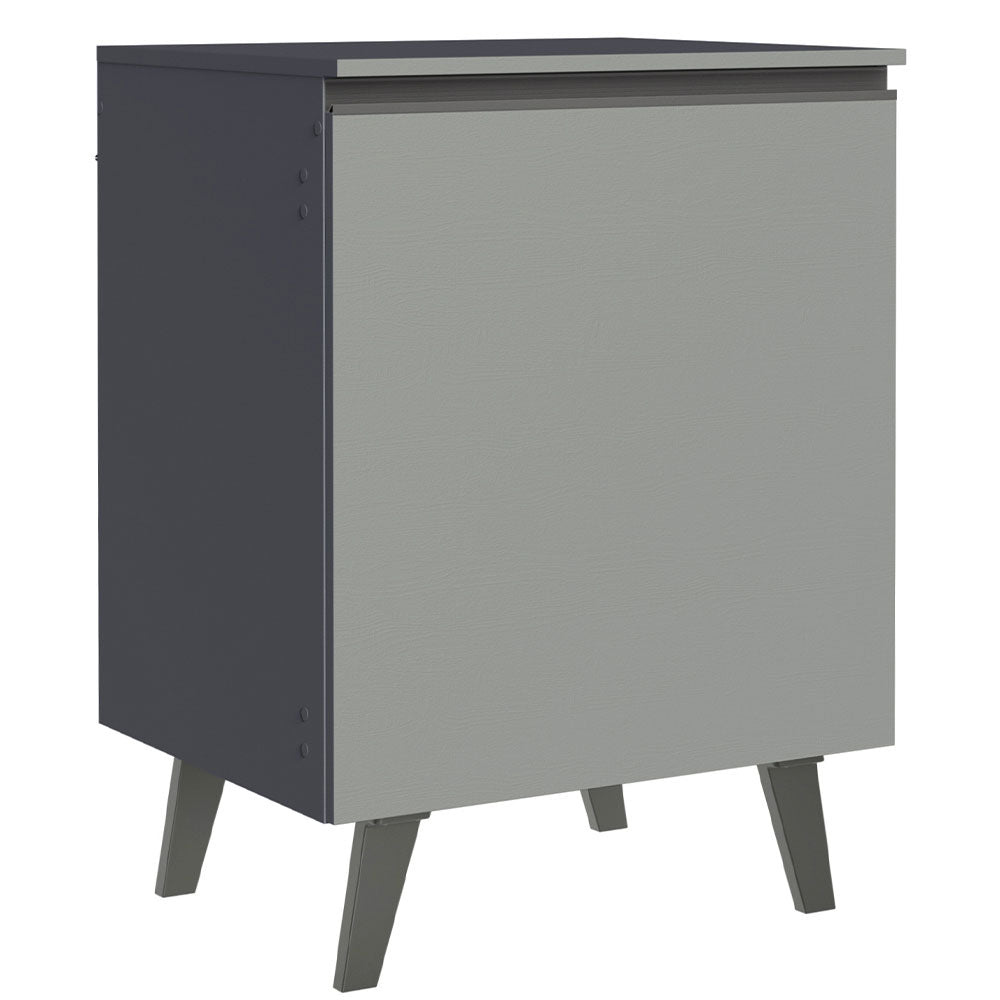 Bajo Mesada 60 cm Sin cajones 1 Puerta Nice Gris