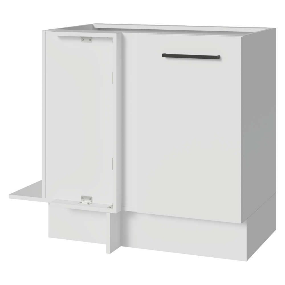 Bajo Mesada Esquinero 94 cm 1 Puerta (Sin Mesada) Blanco Agata Madesa
