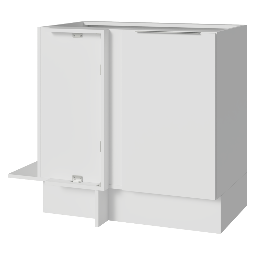 Bajo Mesada Esquinero 94 cm 1 Puerta (Sin Mesada) Blanco Stella Madesa