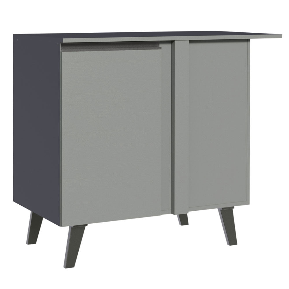 Bajo Mesada 93 cm Sin cajones 1 Puerta Nice Gris
