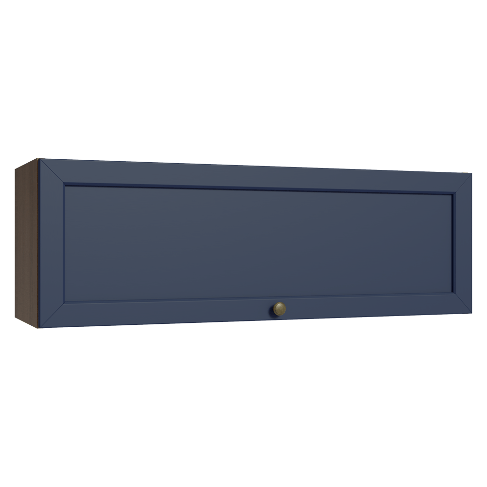 Alacena 100 cm 1 Puerta Vik Marrón/Azul