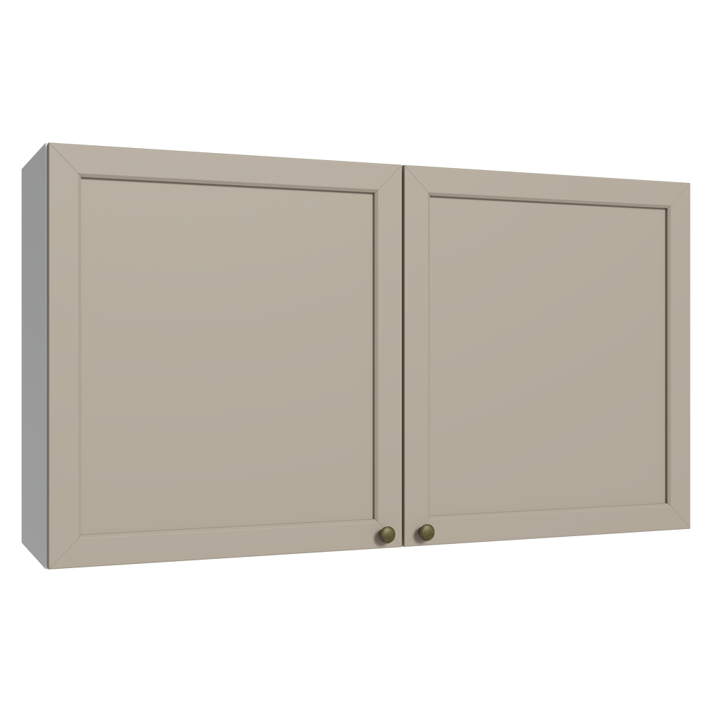 Alacena Cocina 120 cm 2 Puetas Blanco/Crema Vik Madesa
