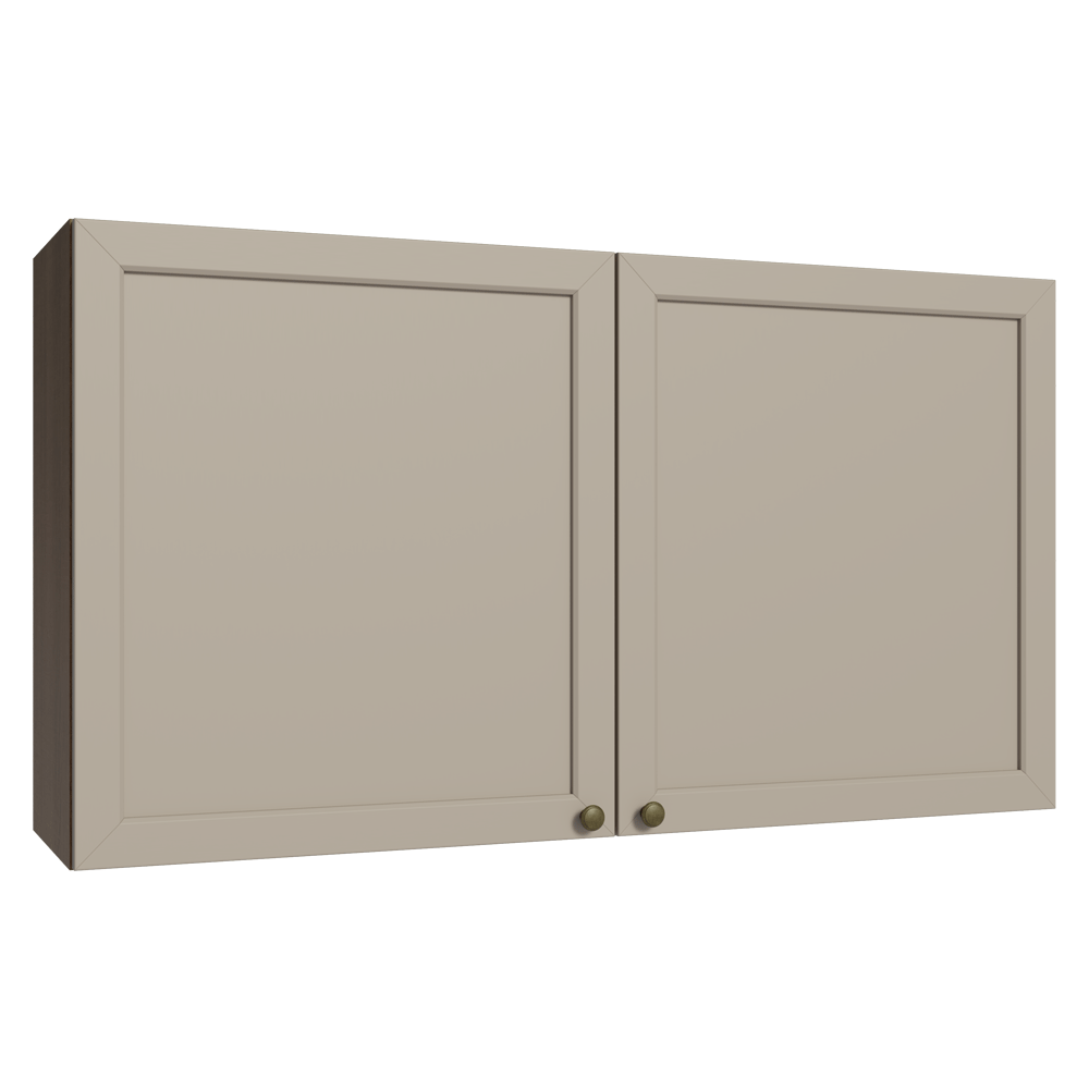 Alacena Cocina 120 cm 2 Puetas Marrón/Crema Vik Madesa