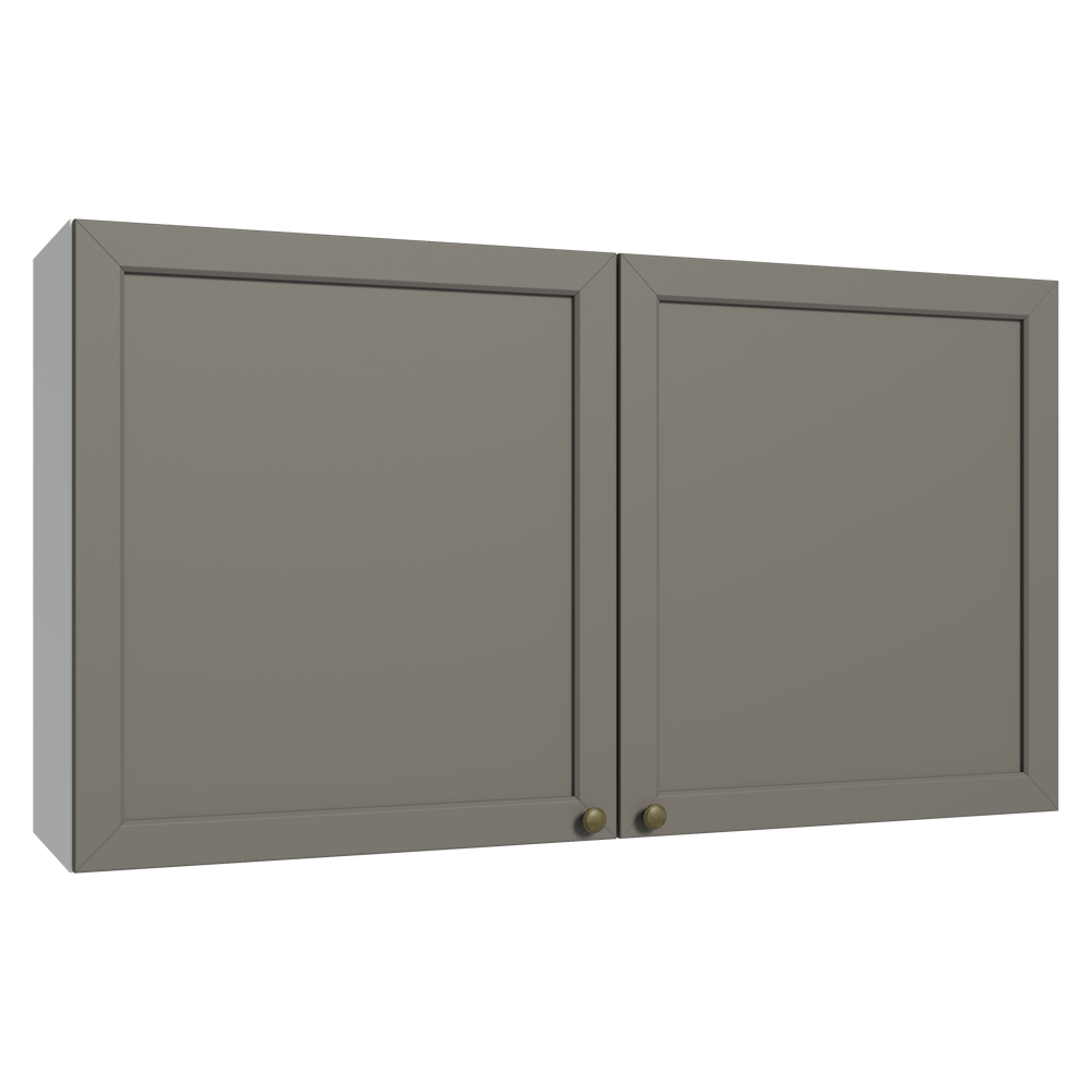 Alacena 120 cm 2 Puertas Blanco/Gris Vik Madesa