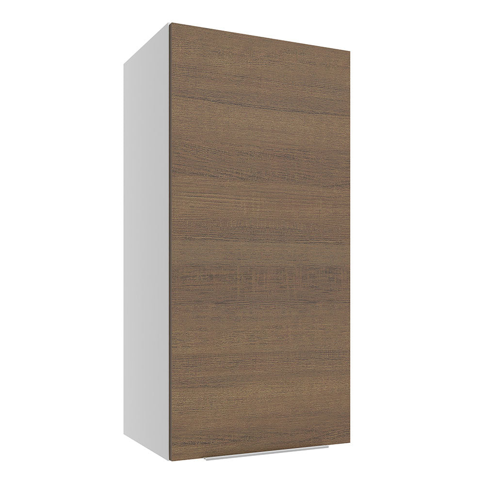 Alacena Cocina 35 cm 1 Puerta Blanco/Marrón Stella Madesa