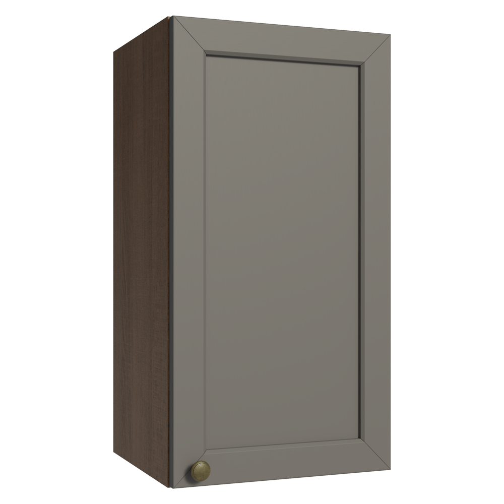 Alacena 35 cm 1 Puerta Marrón/Gris Vik Madesa
