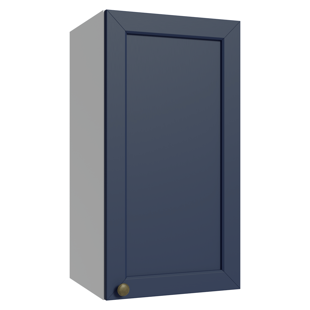 Alacena 35 cm 1 Puerta Blanco/Azul Vik Madesa