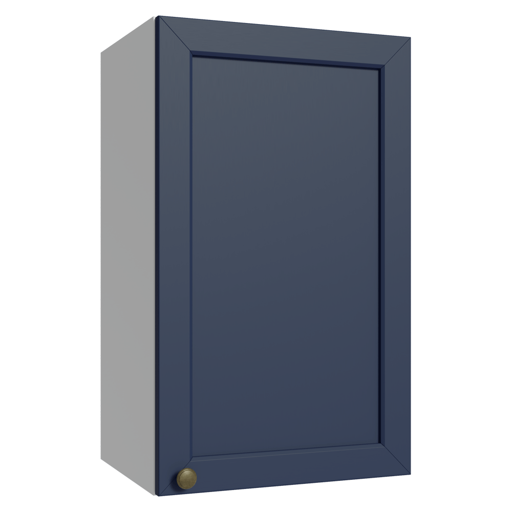 Alacena 40 cm 1 Puerta Blanco/Azul Vik Madesa