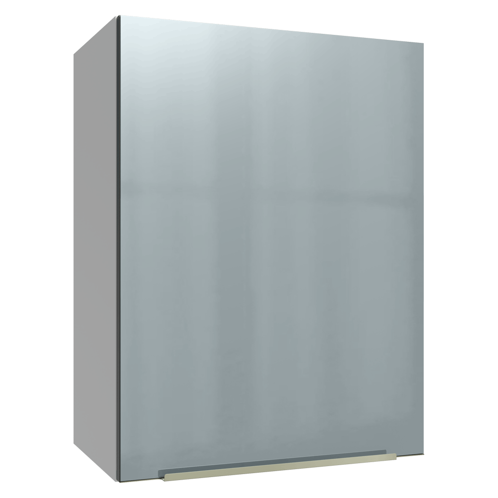 Alacena 50cm 1 Puerta Blanco/Gris Lux Madesa