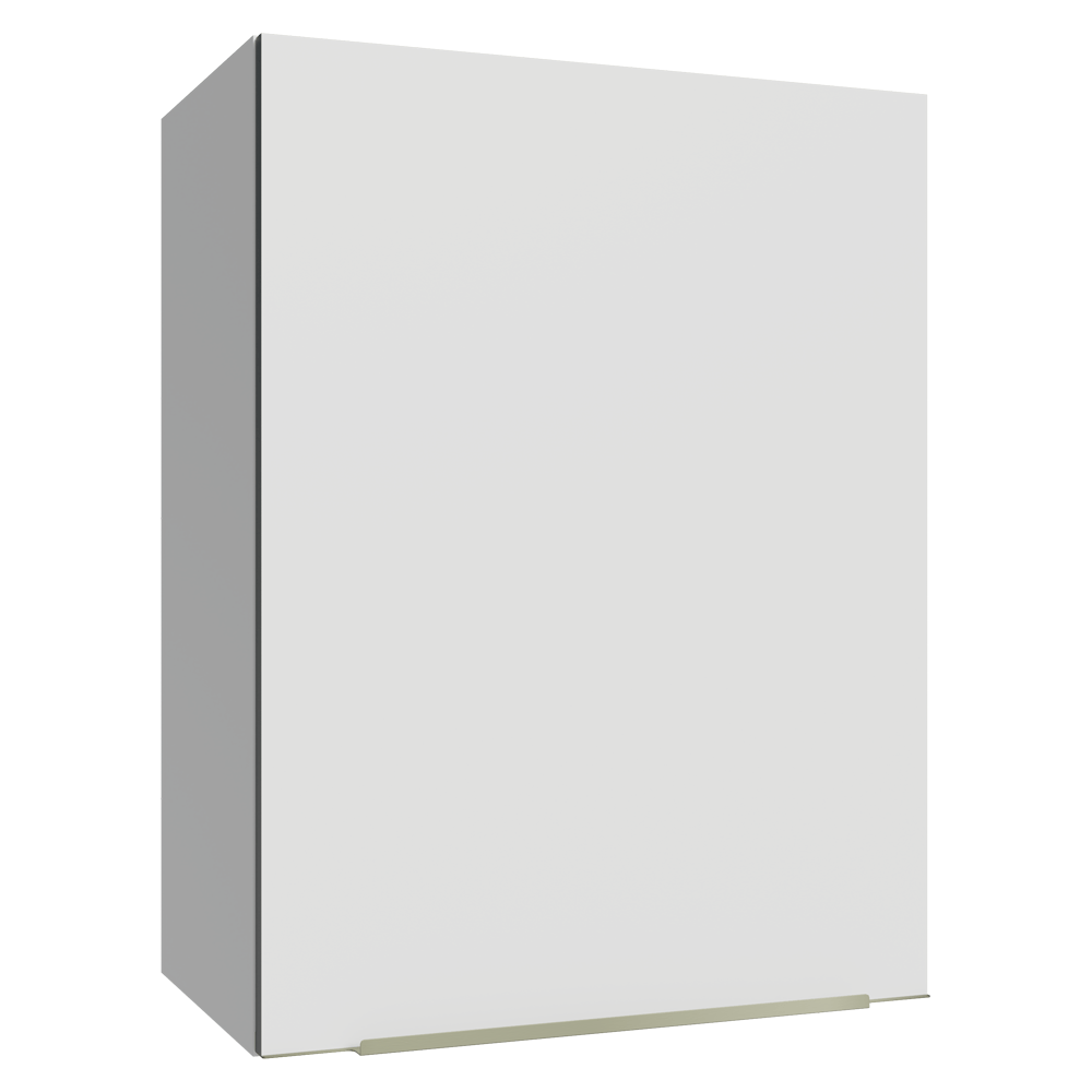 Alacena 50cm 1 Puerta Blanco/Blanco aterciopelado Lux Madesa