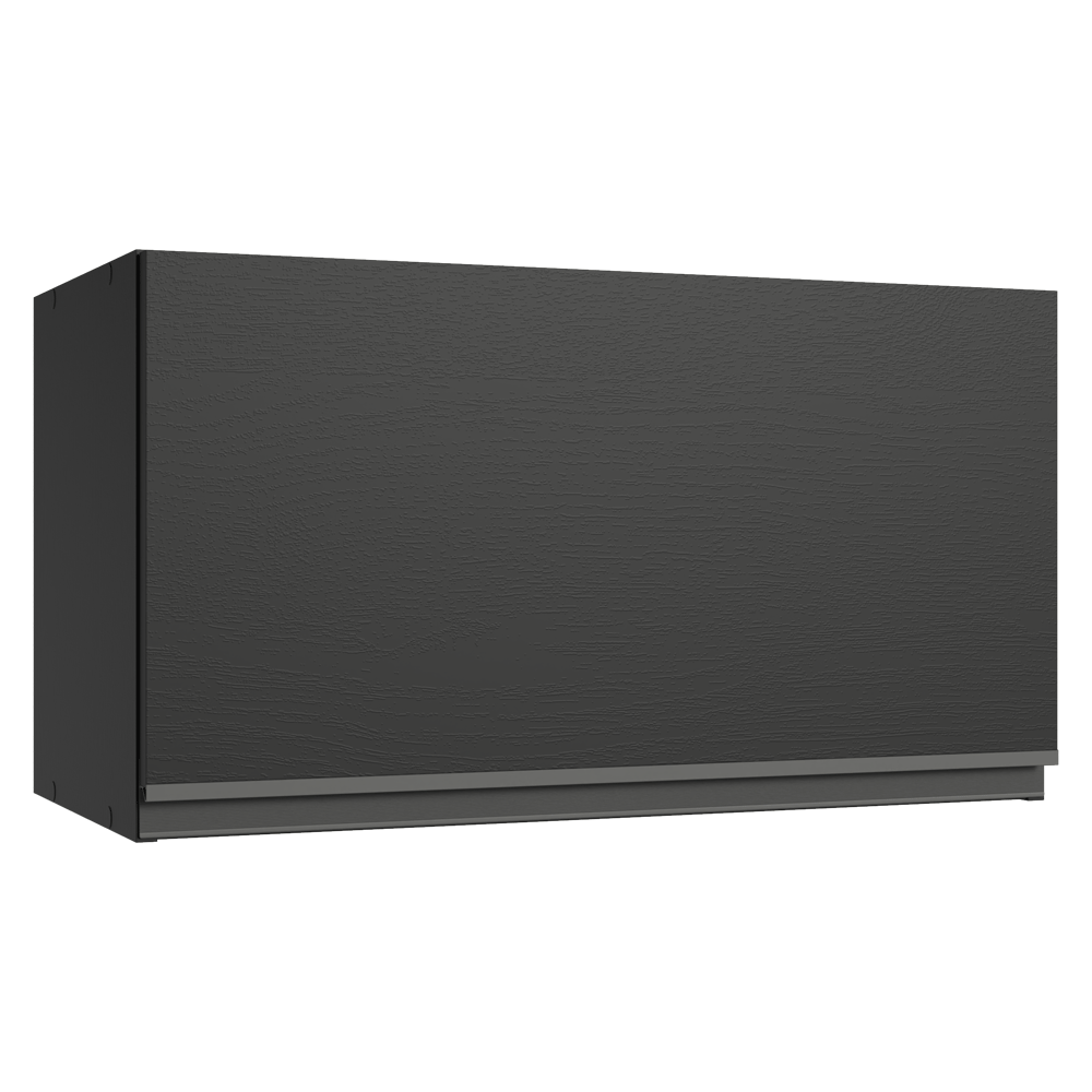 Alacena 60 cm 1 Puerta Abatible Negro Nice Madesa