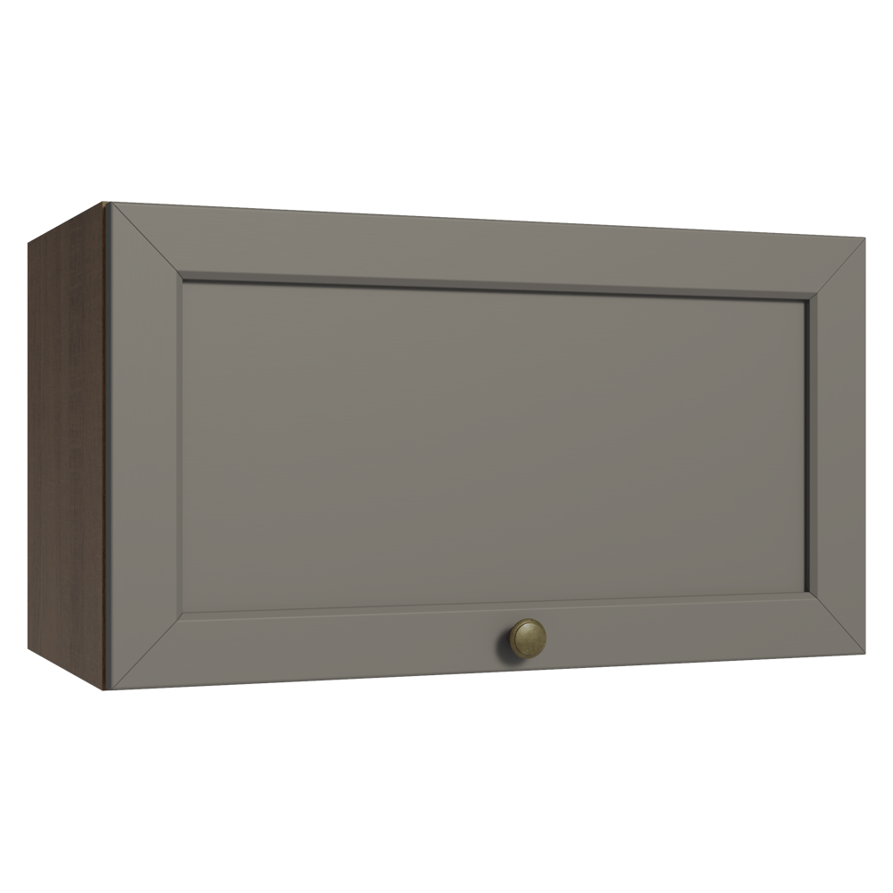 Alacena 60 cm 1 Puerta Puerta Rebatible Marrón/Gris Vik Madesa