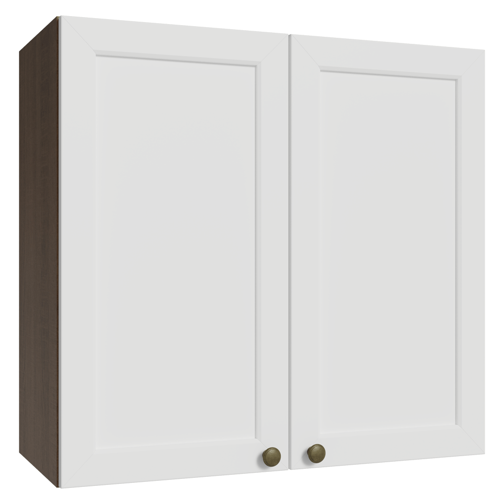 Alacena 70 cm 2 Puertas Marrón/Blanco Vik Madesa