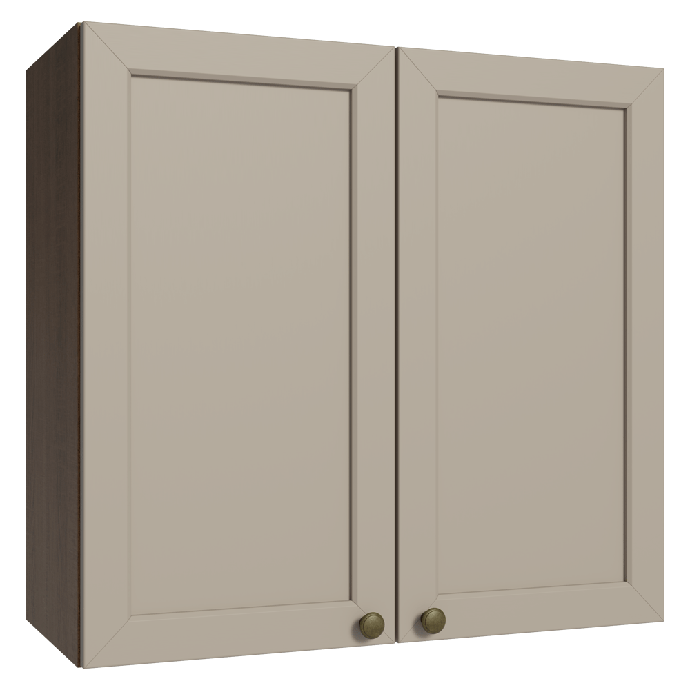 Alacena Cocina 70 cm 2 Puetas Marrón/Crema Vik Madesa