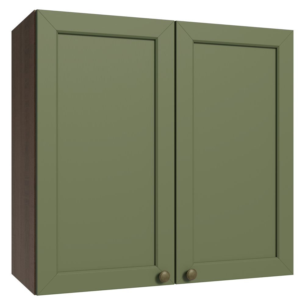 Alacena 70 cm 2 Puertas Marrón/Verde Vik Madesa