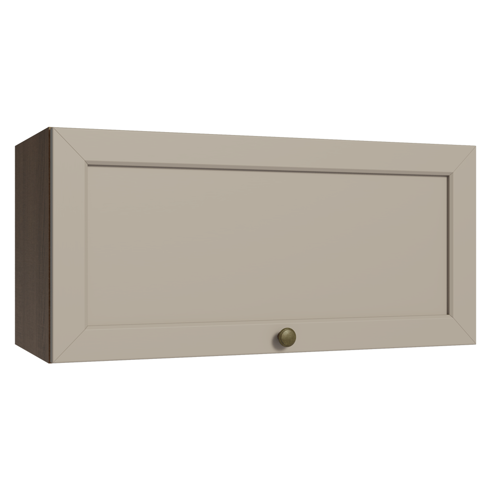 Alacena Cocina 70 cm 1 Pueta Abatible Marrón/Crema Vik Madesa
