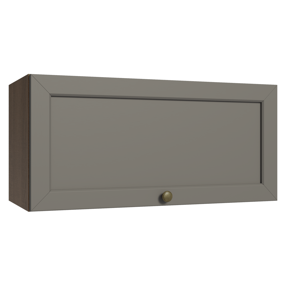 Alacena 70 cm 1 Puerta Puerta Rebatible Marrón/Gris Vik Madesa