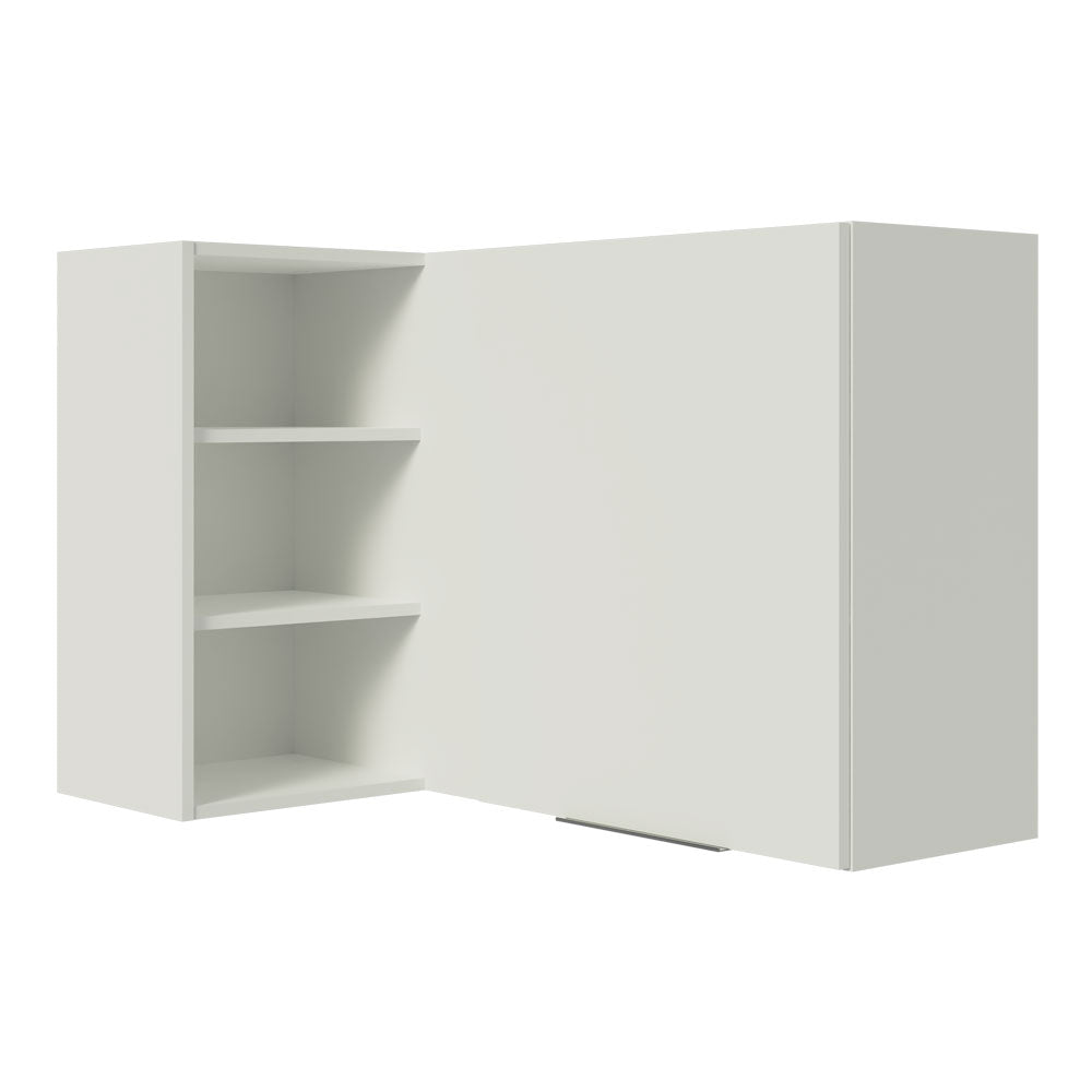 Alacena Cocina Esquinera 1 Puerta para línea de 60 cm de Profundidad Blanco Stella Madesa