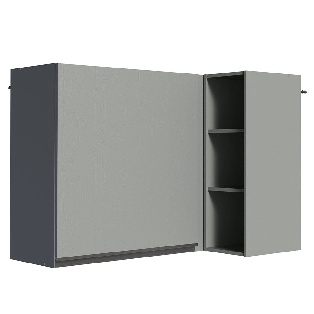 Alacena Esquinero 1 Puerta Nice Gris