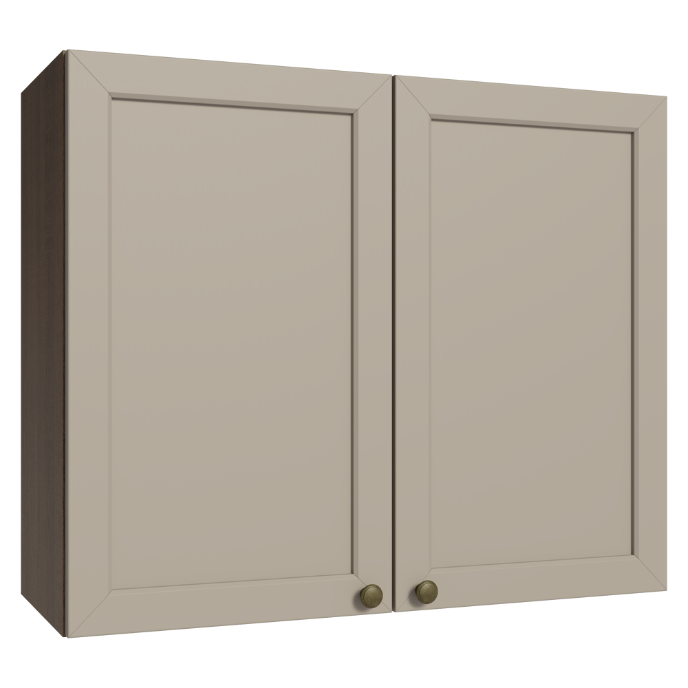 Alacena Cocina 80 cm 2 Puetas Marrón/Crema Vik Madesa
