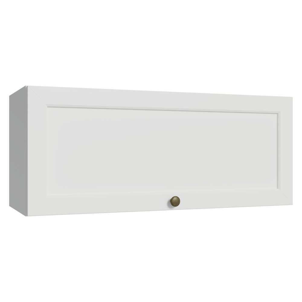 Alacena 80 cm 1 Puerta Puerta Rebatible Blanco Vik Madesa
