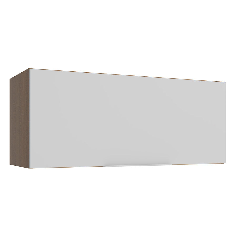 Alacena 80 cm 1 Puerta Stella Marrón/Blanco