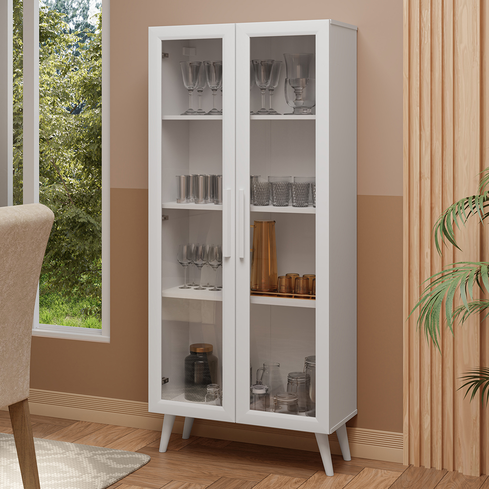 Cristalero Madesa 2 Puertas 70 cm con Patas BB