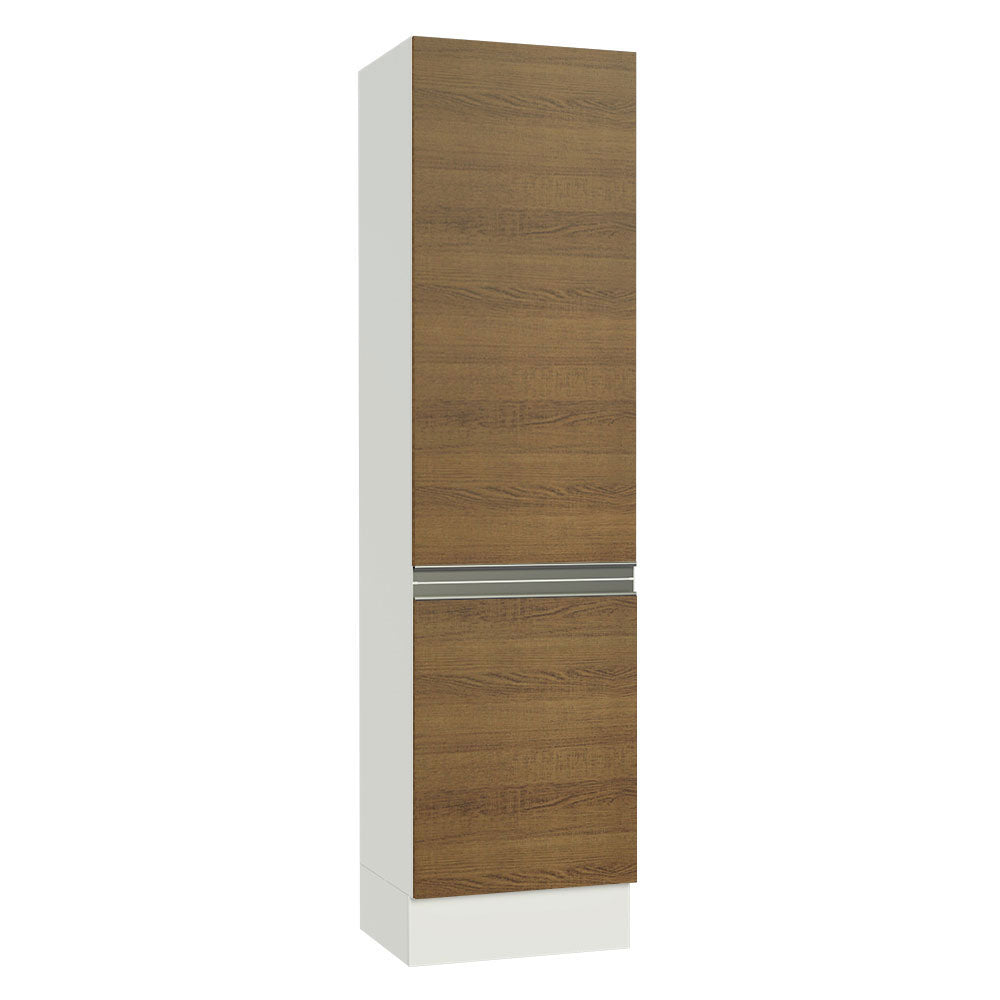 Despensero 100% MDF 2 Puertas Blanco/Marrón Smart Madesa