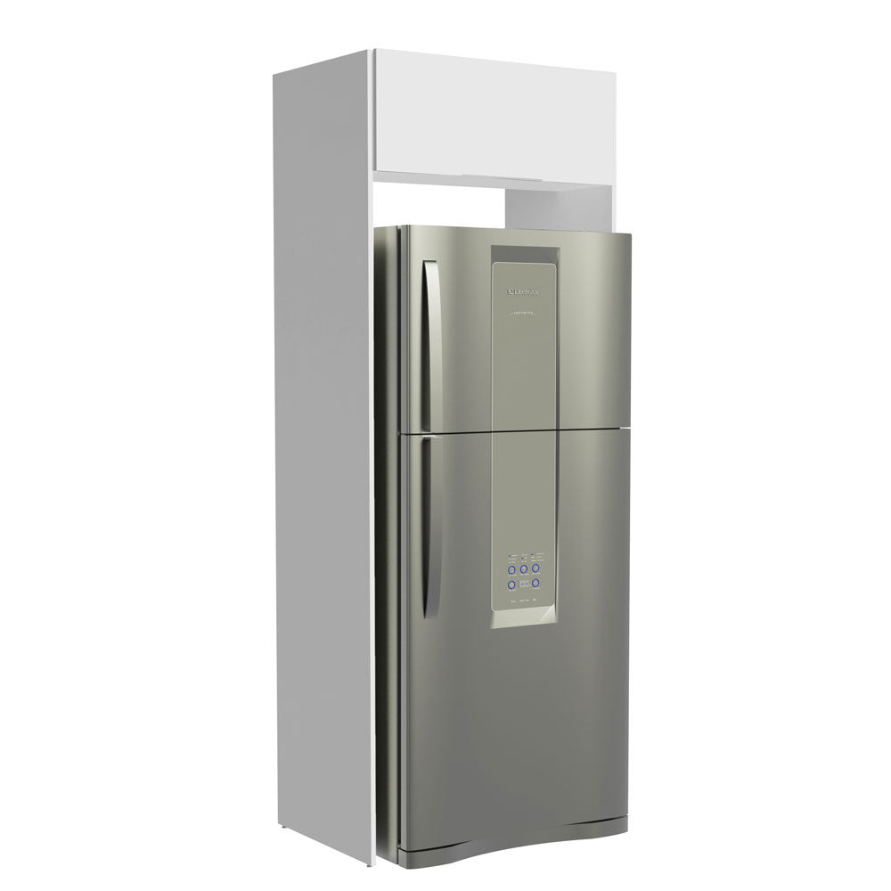 Mueble para Empotrar Heladera 1 Puerta Abatible Blanco Stella Madesa