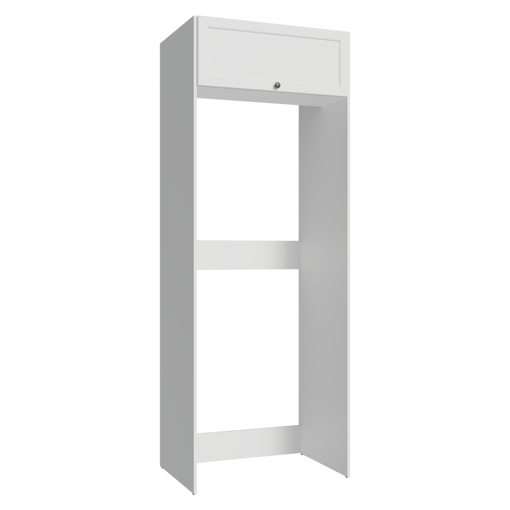 Mueble para Heladera 1 Puerta Rebatible Blanco Vik Madesa