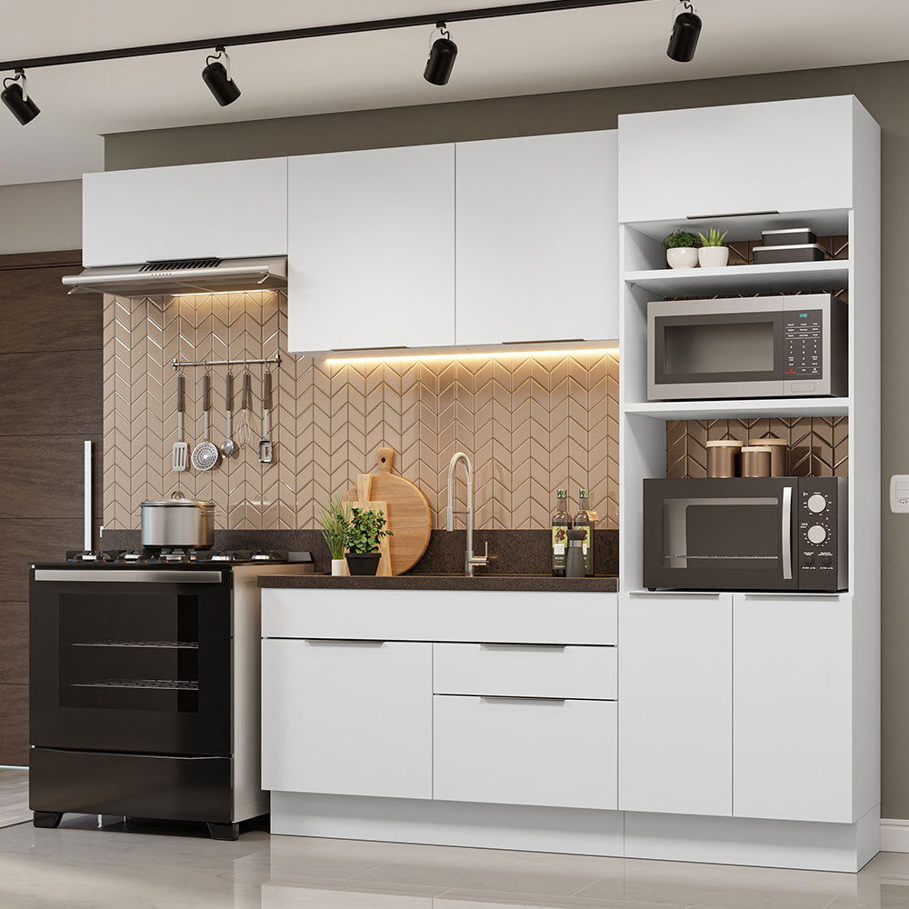 Combo Completo de Cocina 270 cm Blanco Stella Madesa 10
