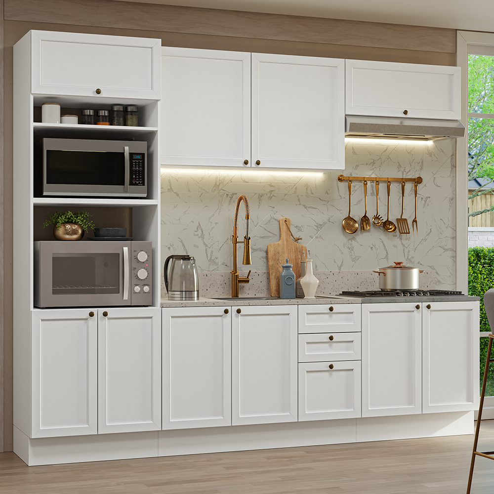 Combo de Cocina 270 cm Vik Blanco 01