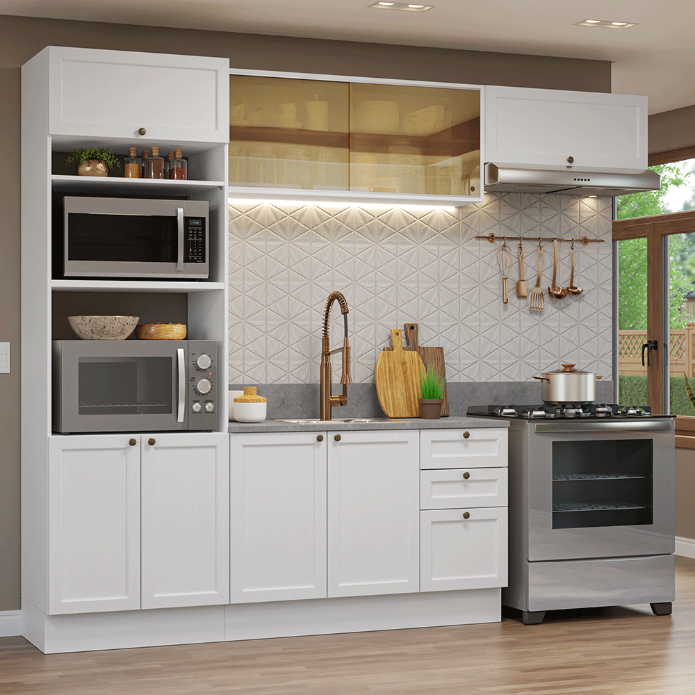 Combo de Cocina 270 cm Vik Blanco 04