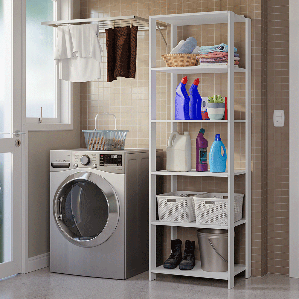 Estante para Lavadero 59 cm Blanco