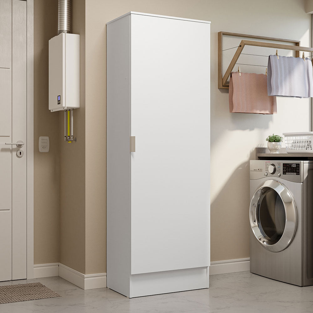 Mueble Lavadero Multiuso Modular 1 Puerta Madesa Blanco