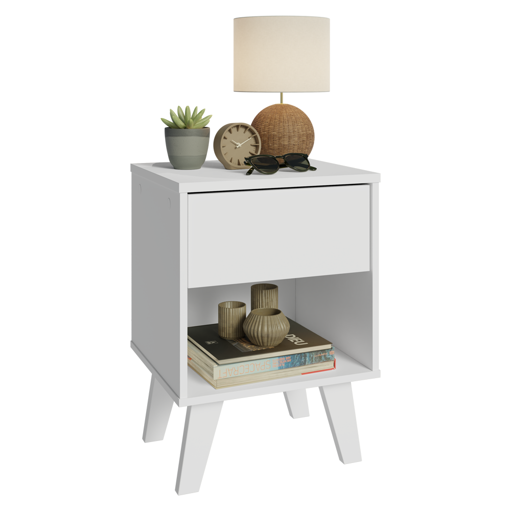 Buró con 1 Cajón y Patas 3235 Blanco