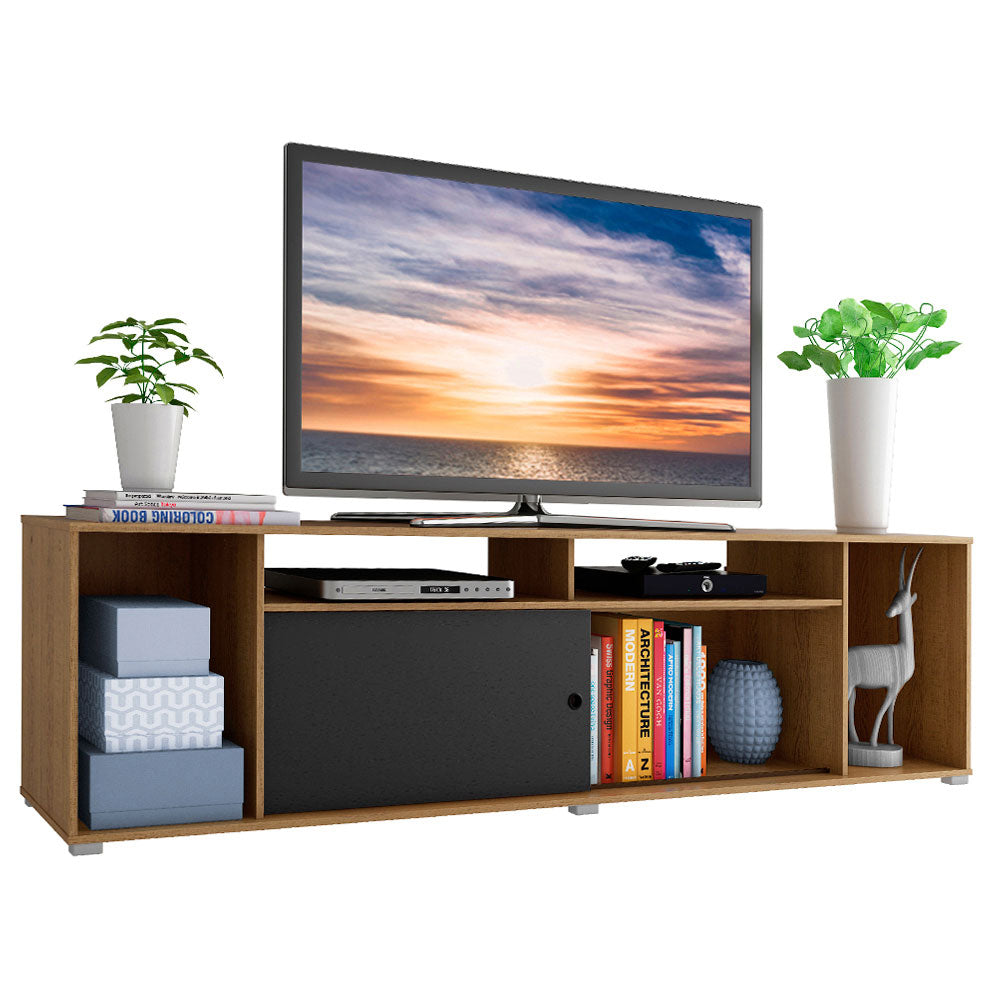 Rack para TV hasta 65 Pulgadas Madesa Cancun Marrón/Negro