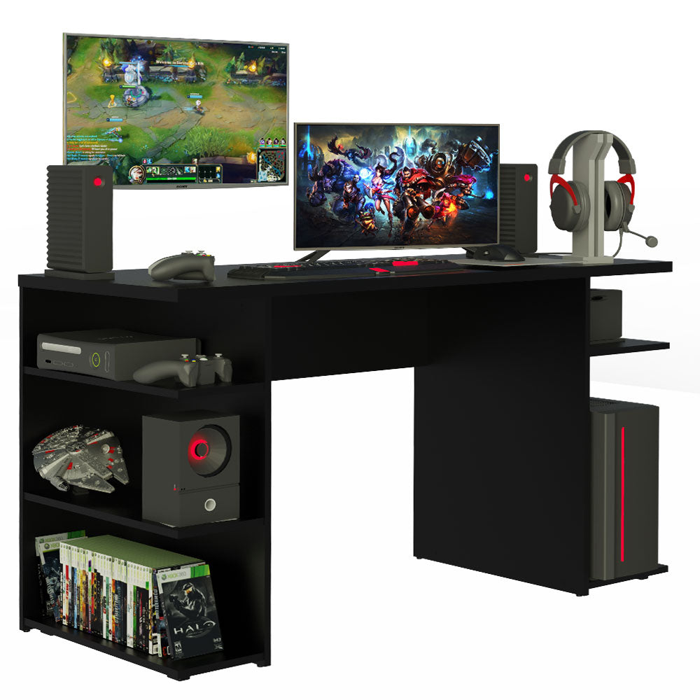 Escritorio Gamer para Computadora Negro