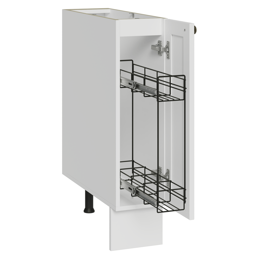 Bajo Mesada Especiero 20x60 cm 1 Puerta (Sin Mesada) Blanco Vik